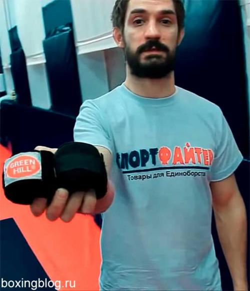 Намотка боксёрских бинтов на правую руку. Подборка по длине