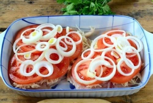 Запеченная куриная грудка в шубке под сыром. 04 Запеченная куриная грудка в шубке под сыром. 04