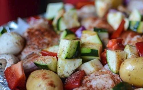 Сочная курица с овощами в духовке. Ножки куриные, запеченные с овощами в духовке