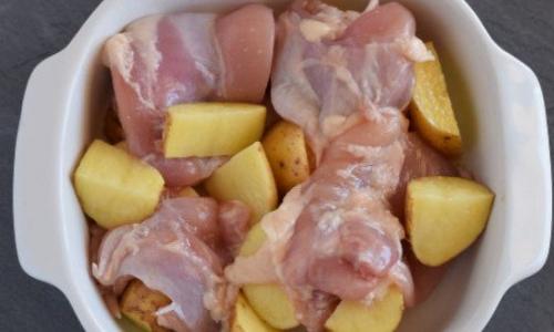 Курица с овощами в духовке с соусом. Курица с овощами в медово – горчичном соусе