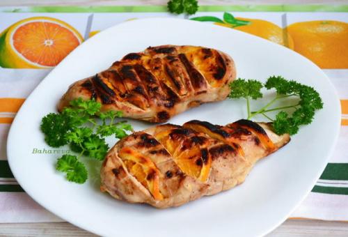 Какие низкокалорийные блюда из курицы можно приготовить на барбекю. Куриная грудка барбекю с апельсинами