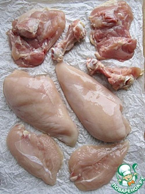 Можно ли использовать отварную куриную грудку без кожи для приготовления салатов. Куриное мясо для салатов